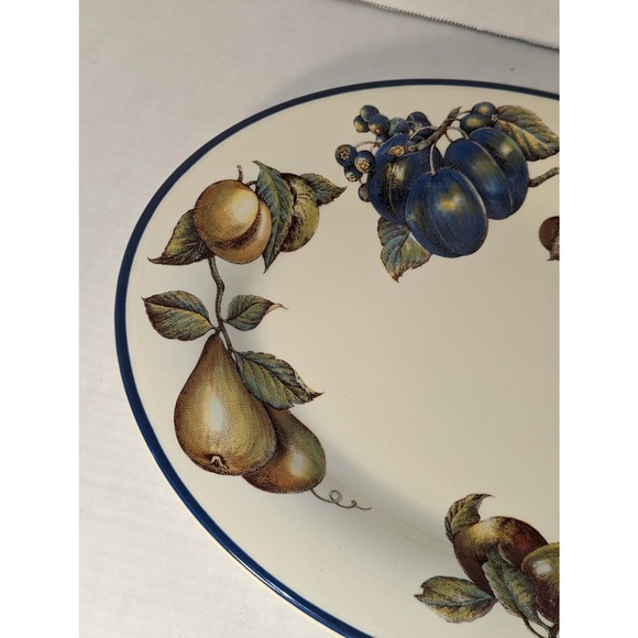 Pier 1 Imports Macintosh 14" Oval Serving Platter Earthenware - England - Picture 4 of 9